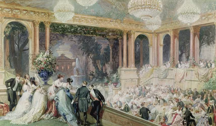 Abendessen in den Tuilerien, 1867